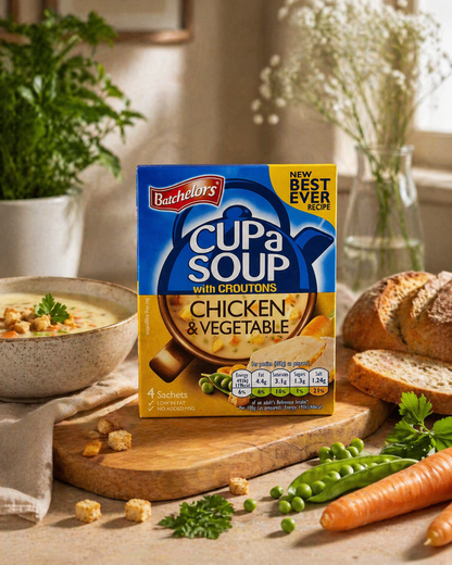 Batchelor's Cup-A-Soup Chicken And Vegetables With Croutons (4 Cups) - Nosh Products