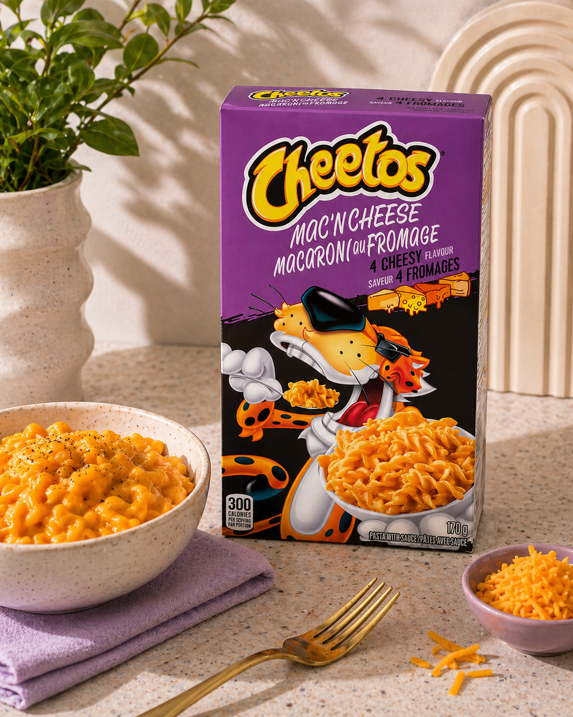 Cheetos Macaroni And Cheese Four Cheese 160gm - Nosh Products