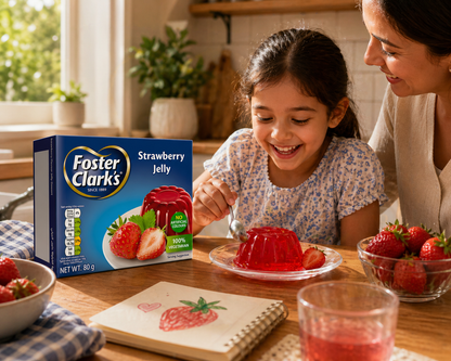 Foster Clark Jelly Strawberry 80gm - Nosh Products