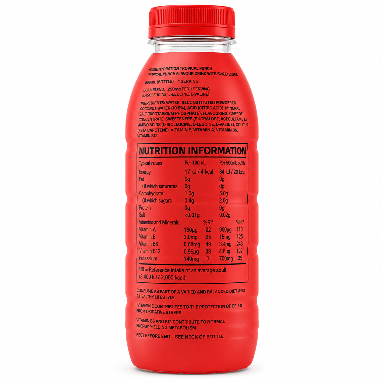 Prime Hydration Tropical Punch 500ml Imported From USA - Nosh Products