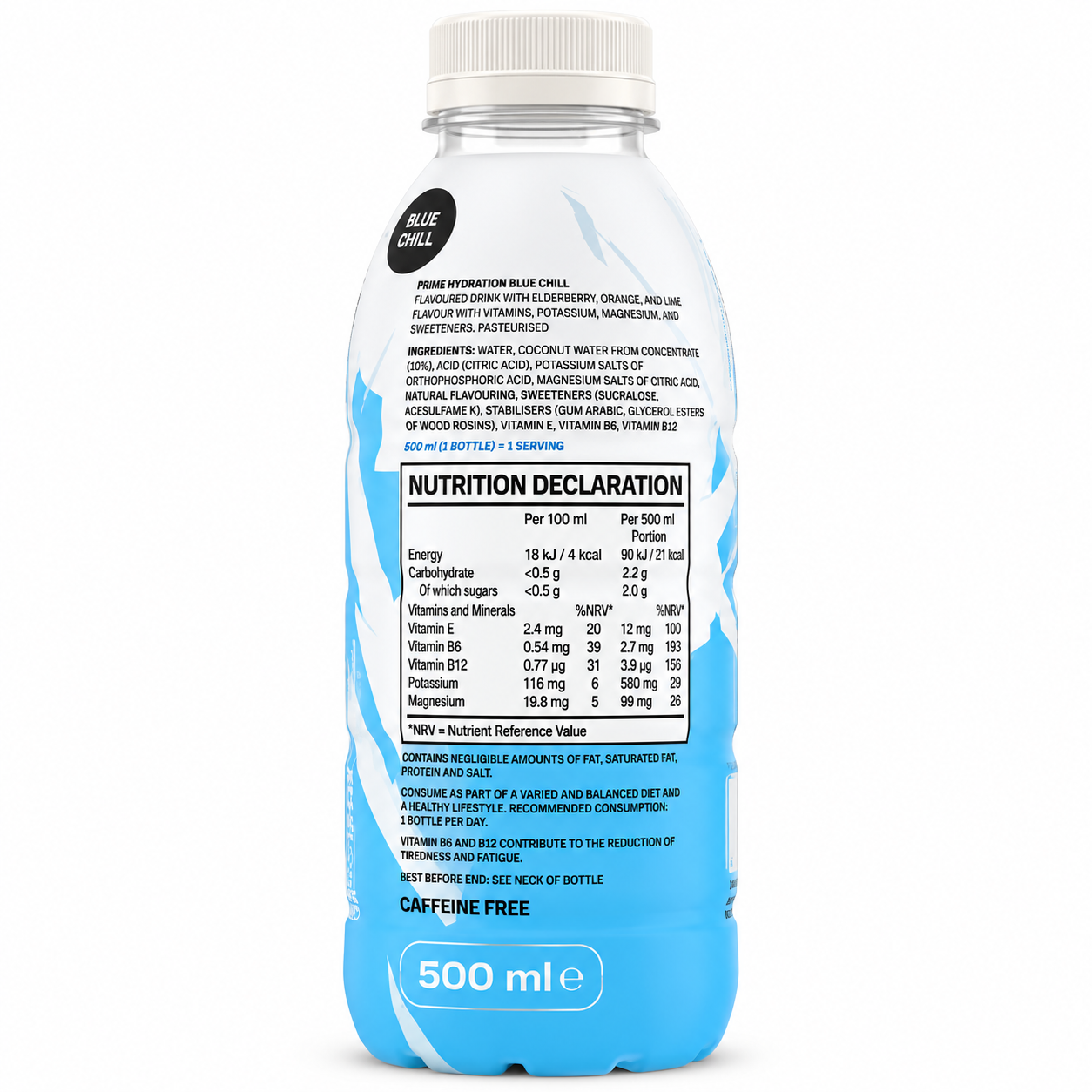 Prime Hydration Blue Chill Drink 500ml Imported From USA