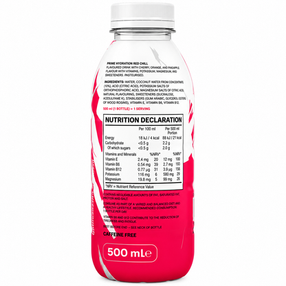 Prime Hydration Red Chill Drink 500ml Imported From USA