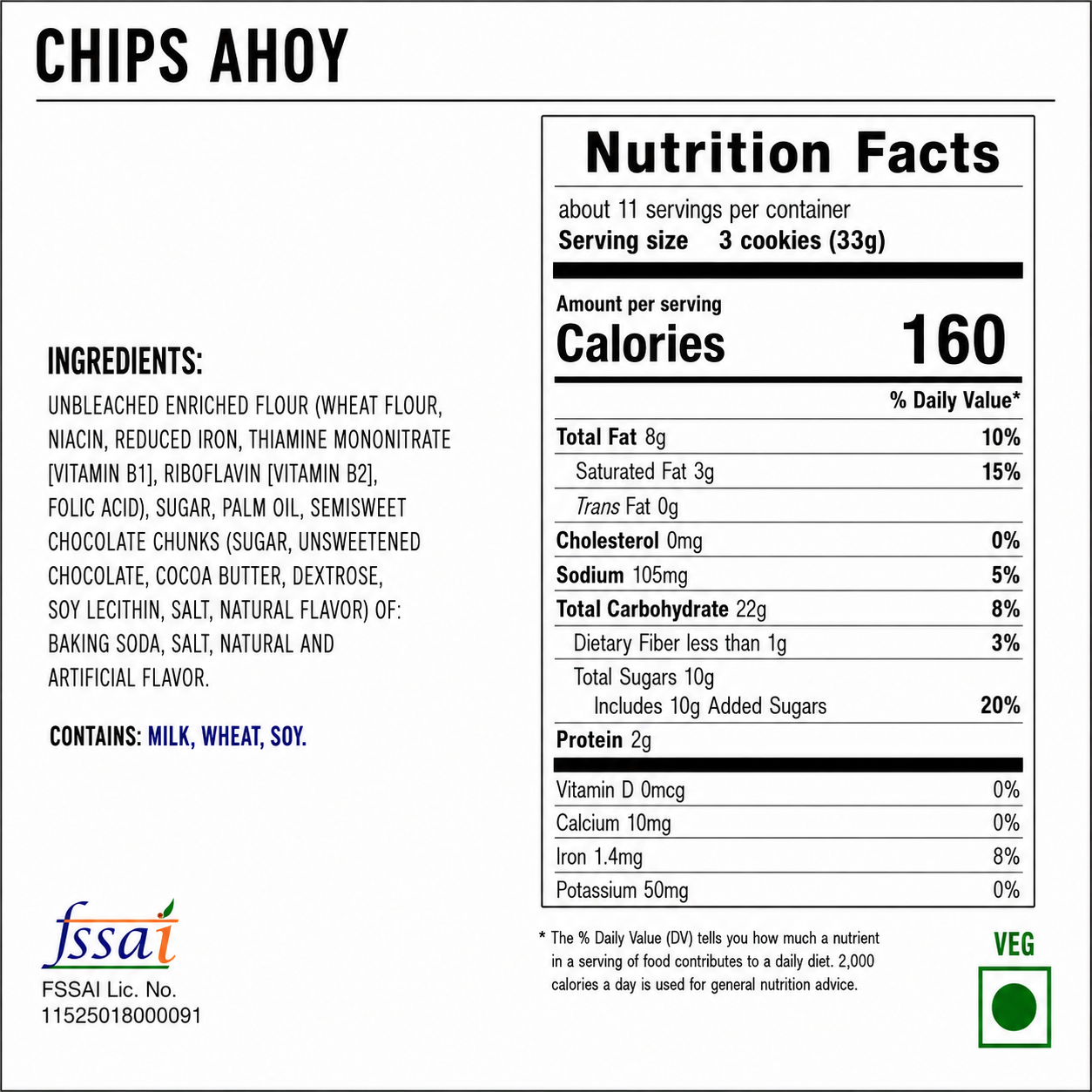 Chips Ahoy Original Cookies 368gm Imported From USA - Nosh Products