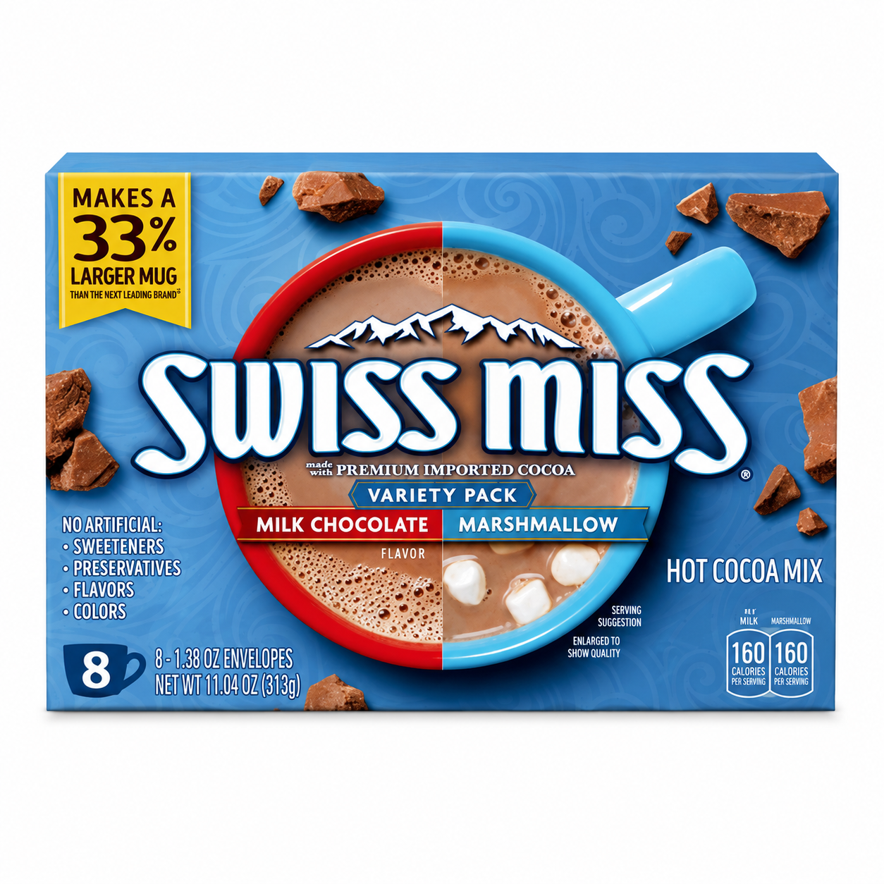 Swiss Miss Hot Chocolate Variety Pack 313gm Imported From USA - Nosh Products
