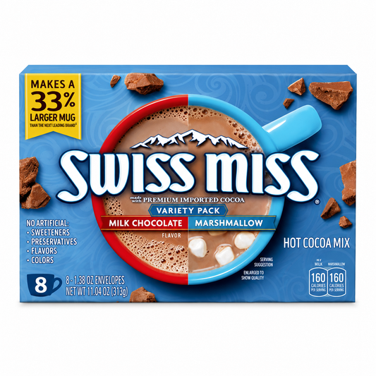 Swiss Miss Hot Chocolate Variety Pack 313gm Imported From USA - Nosh Products