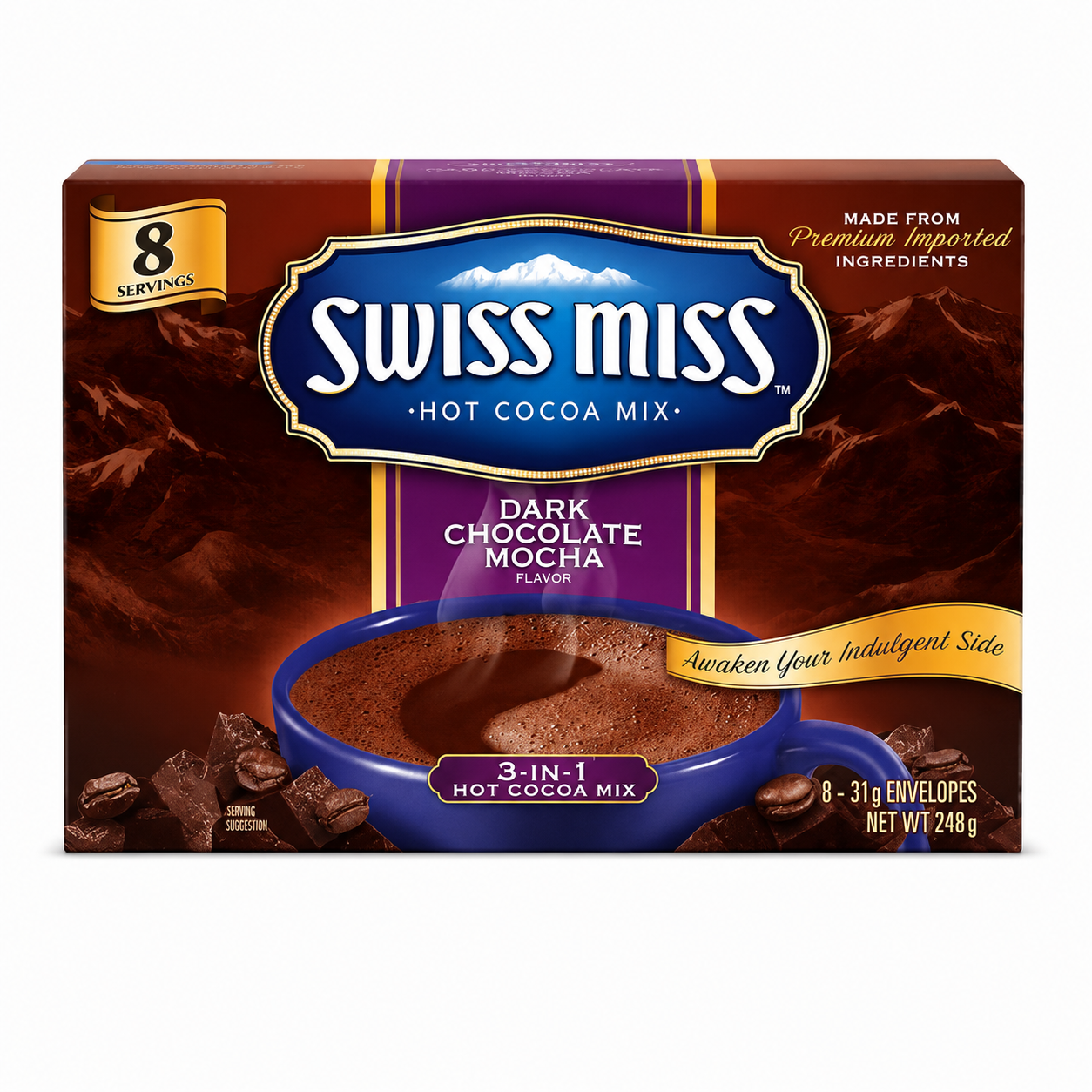Swiss Miss Hot Chocolate Mocha 248gm Imported From USA - Nosh Products