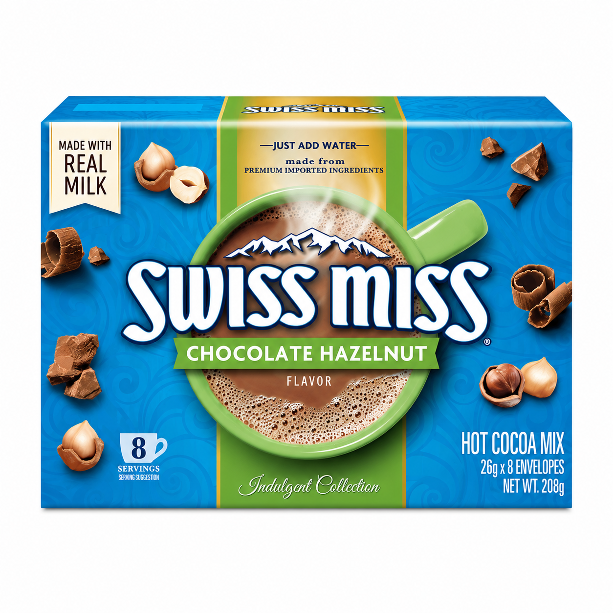 Swiss Miss Hot Chocolate Hazelnut 208gm Imported From USA - Nosh Products
