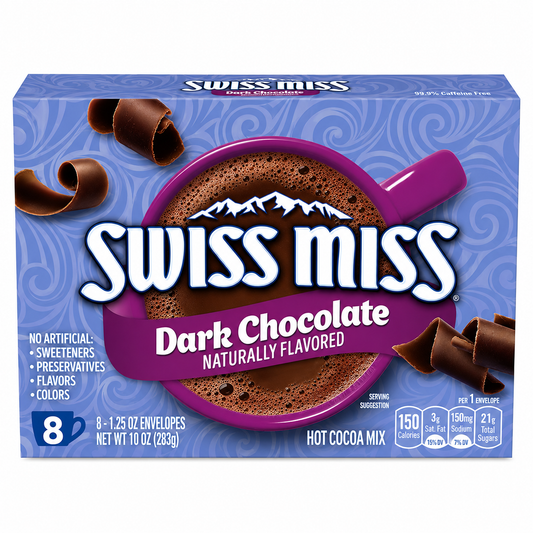 Swiss Miss Hot Chocolate  Dark Chocolate 283gm Imported From USA - Nosh Products