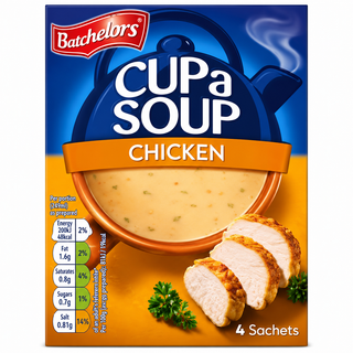 Batchelor's Cup-A-Soup Chicken (4 Cups) Imported From UK