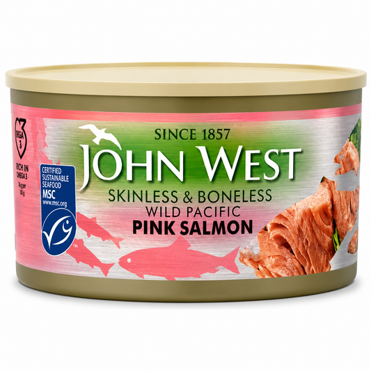 John West Pink Salmon 170gm Imported From UK - Nosh Products