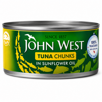 John West Tuna Sunflower Oil 160gm Imported From UK - Nosh Products