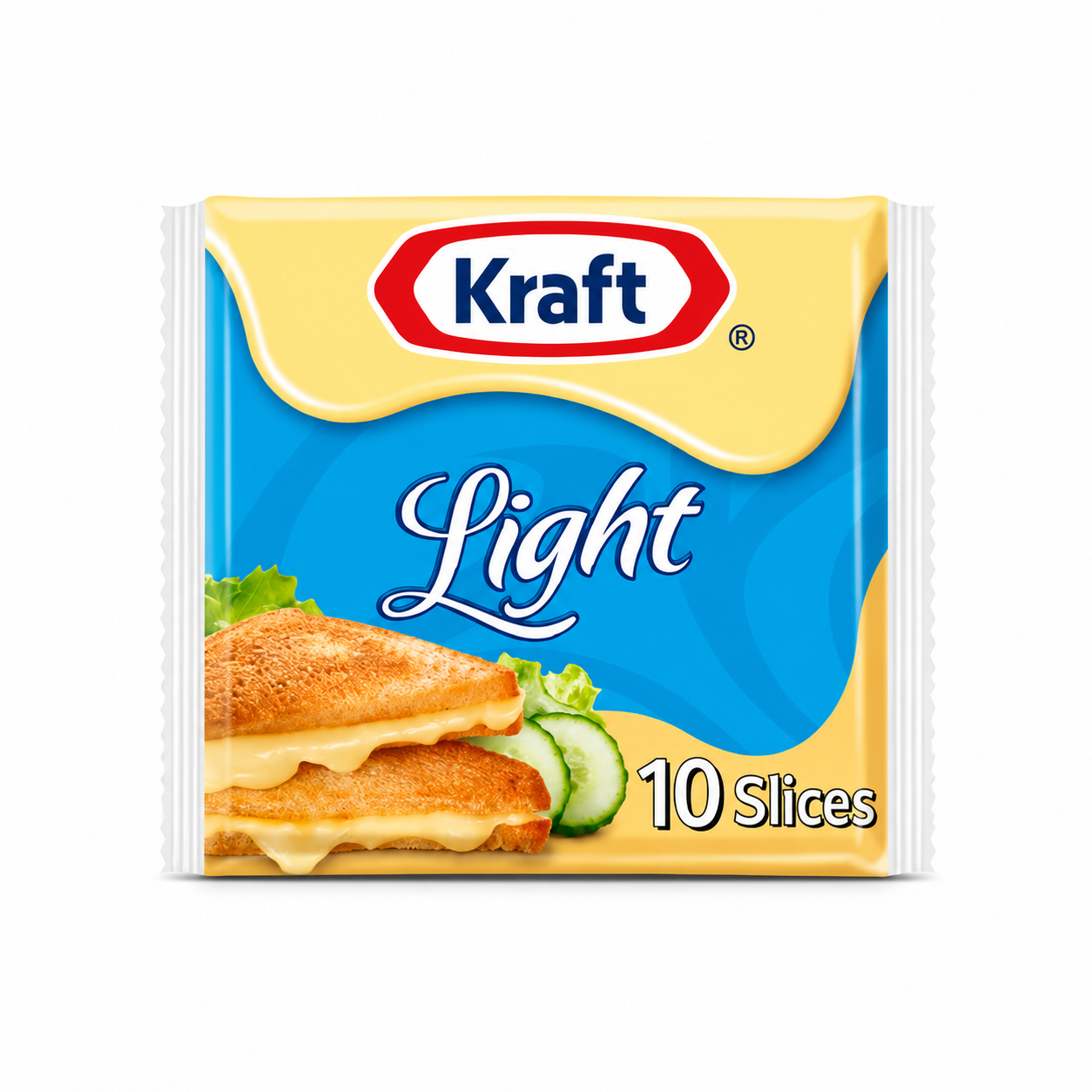 Kraft Cheese Slices Lite (10 Slices) Imported From UK - Nosh Products