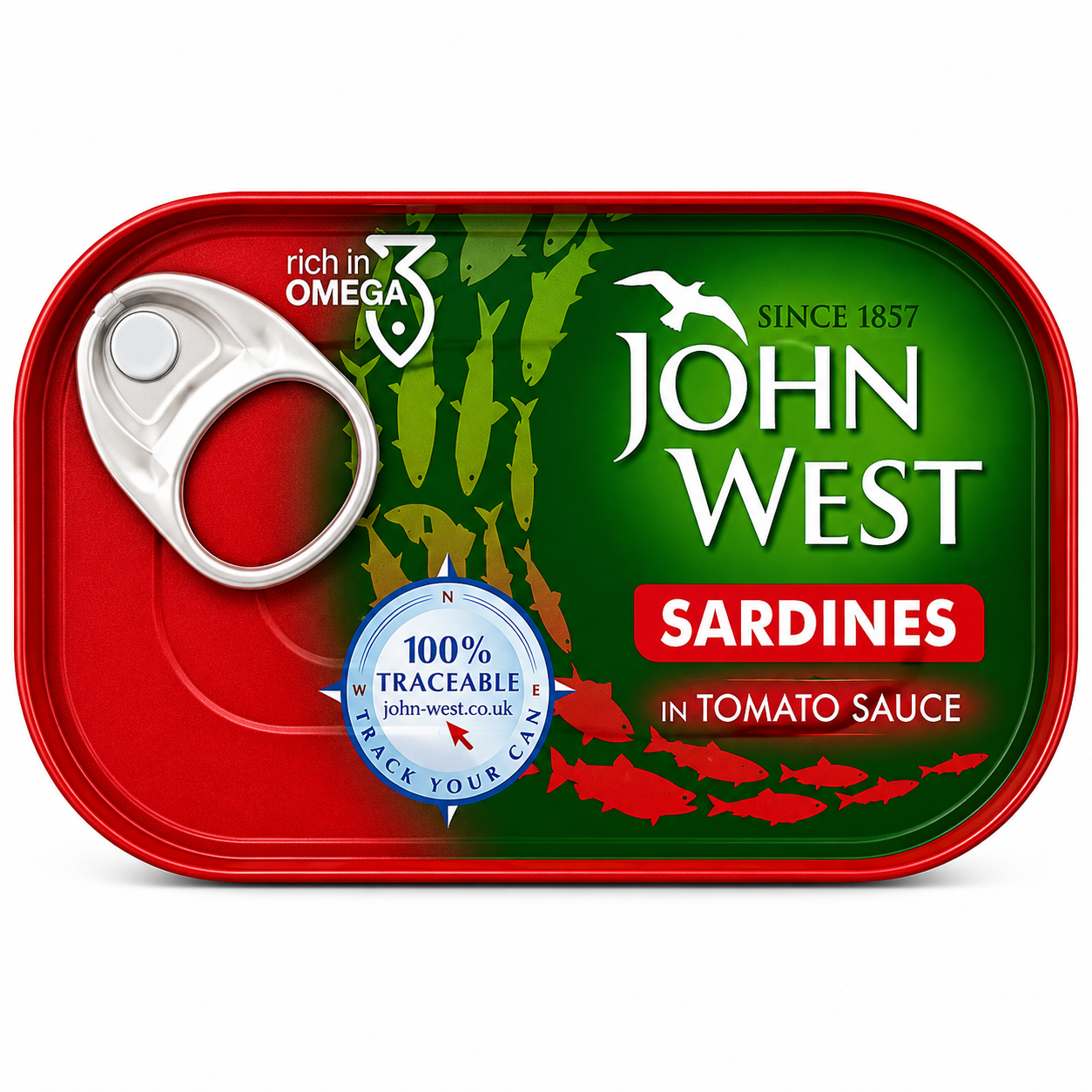 John West Sardine In Tomato 120gm Imported From UK - Nosh Products