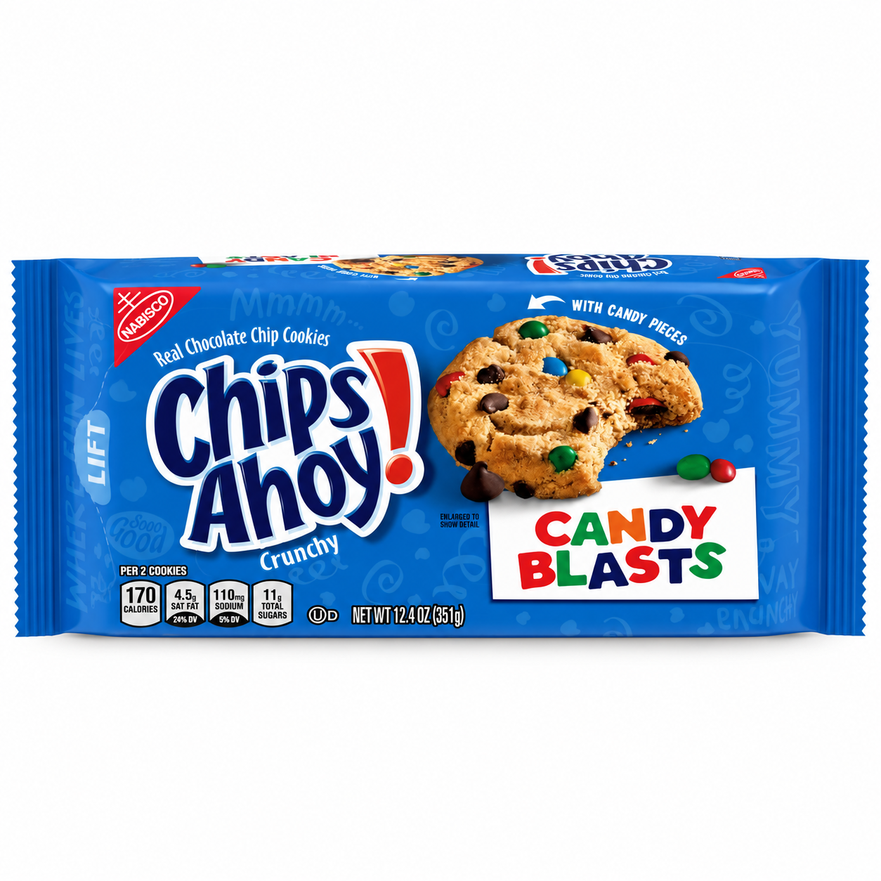 Chips Ahoy Candy Blast Cookies 351gm Imported From USA - Nosh Products