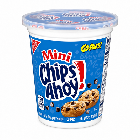 Chips Ahoy Chocolate Chip Cookies Mini Cup 99gm Imported From USA - Nosh Products