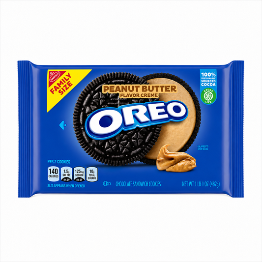 Oreo Biscuits Peanut Butter 482gm Imported From USA - Nosh Products