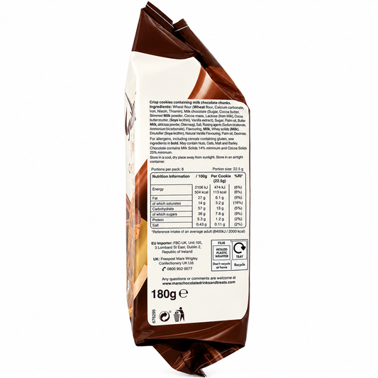 Galaxy Chocolate Chunk Cookies 180gm Imported From UK