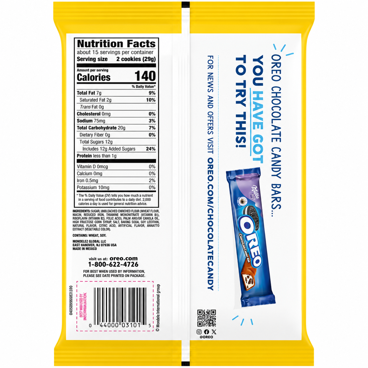 Oreo Biscuits Lemon Flavour 482gm Imported From USA
