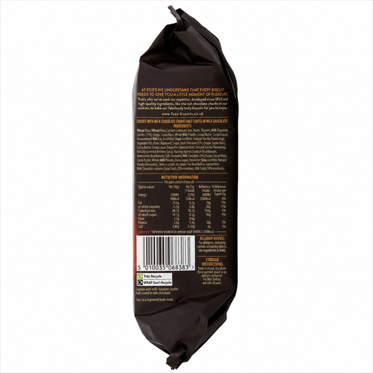 Fox Half Baked Chocolate Chip Cookies 180gm Imported From UK