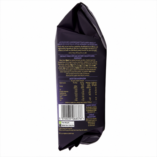 Fox Triple Chocolate Chip Cookies 180gm Imported From UK