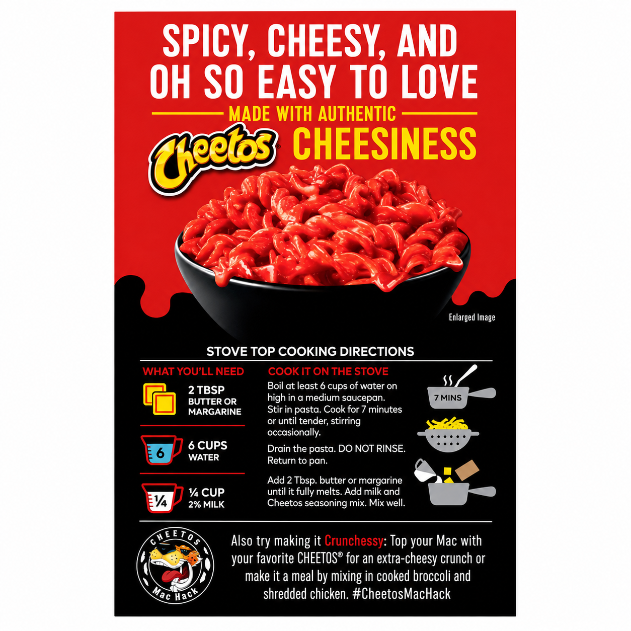 Cheetos Macaroni And Cheese Flaming Hot 160gm Imported From USA - Nosh Products