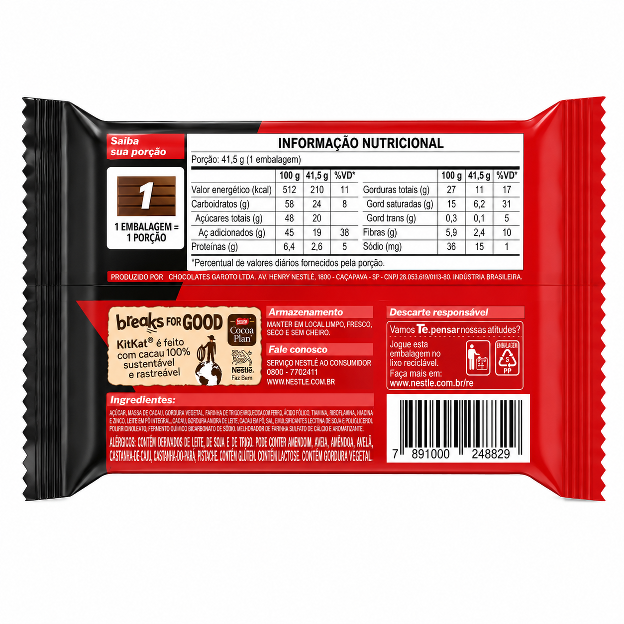 Kit Kat Dark Chocolate 4 Finger - Pack Of 6 Imported From Europe