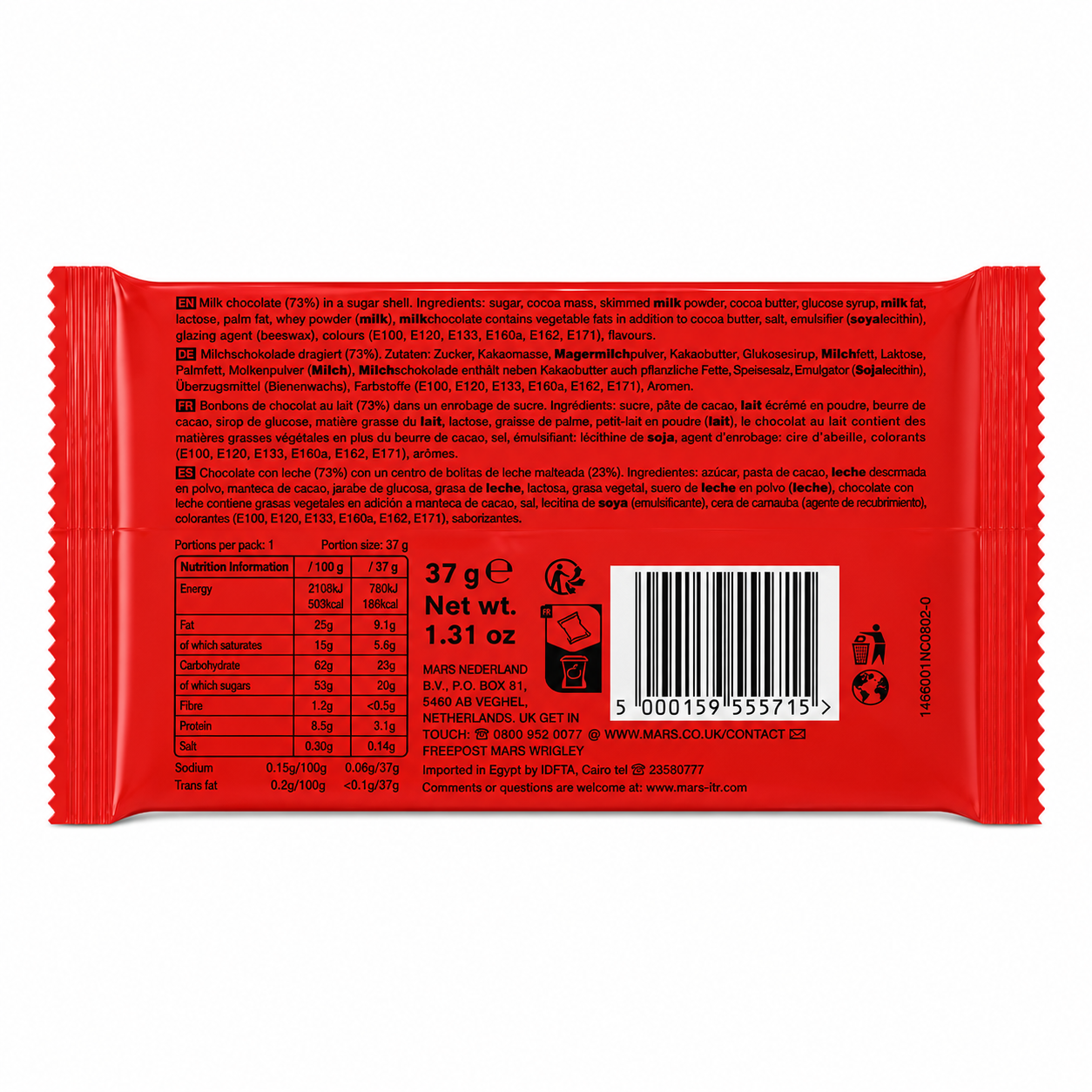Maltesers Box Of 25 (37gm Each) Imported From USA
