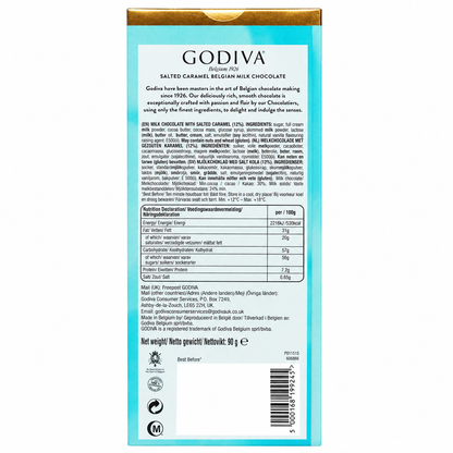 Godiva Salted Caramel Chocolate 90gm Imported From Switzerland - Nosh Products