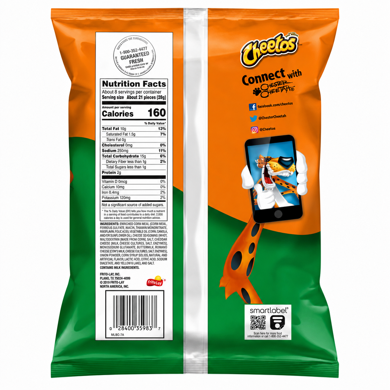 Cheetos Cheddar Jalapeno 226.6gm Imported From USA - Nosh Products