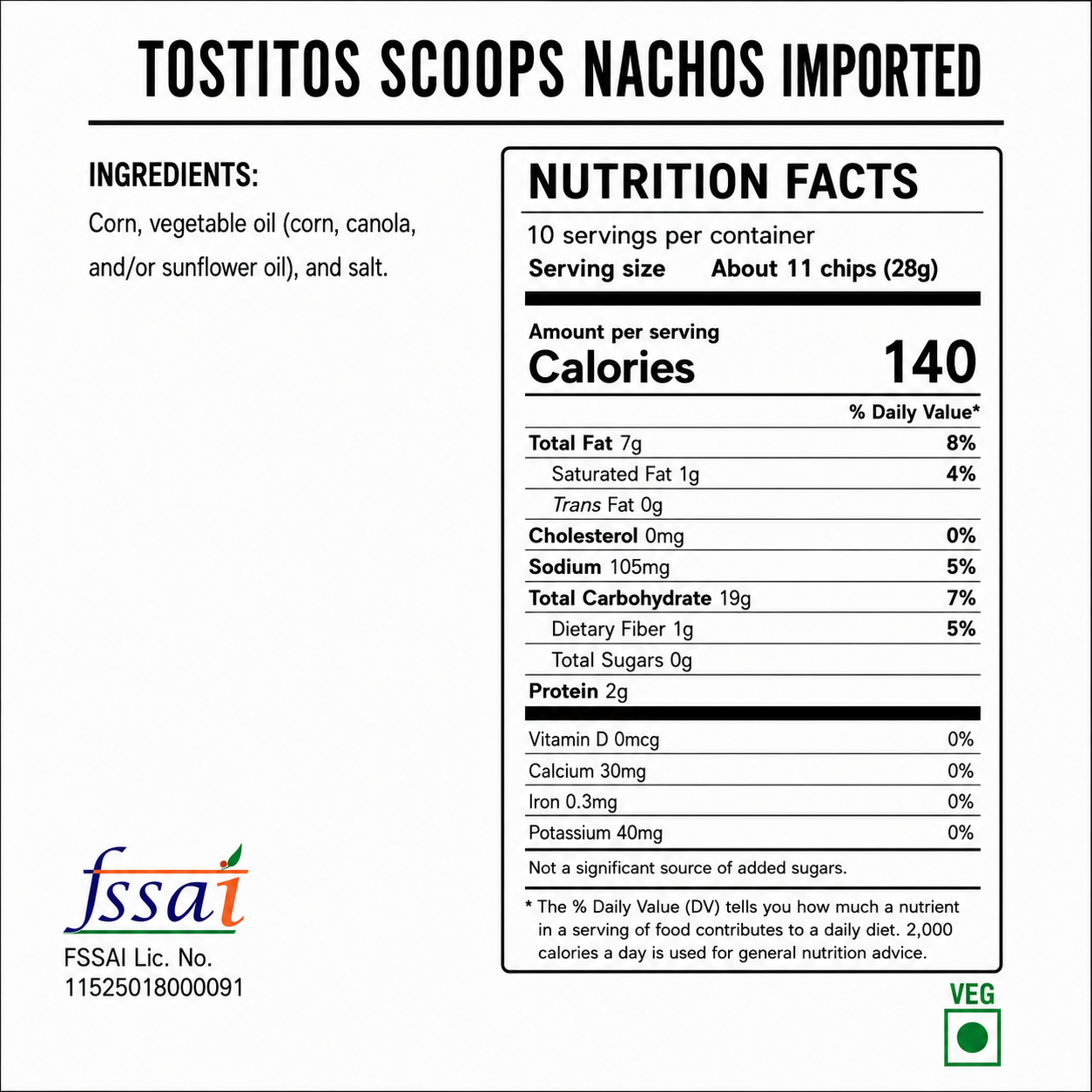 Tostitos Scoops Nachos 283gm Imported From USA