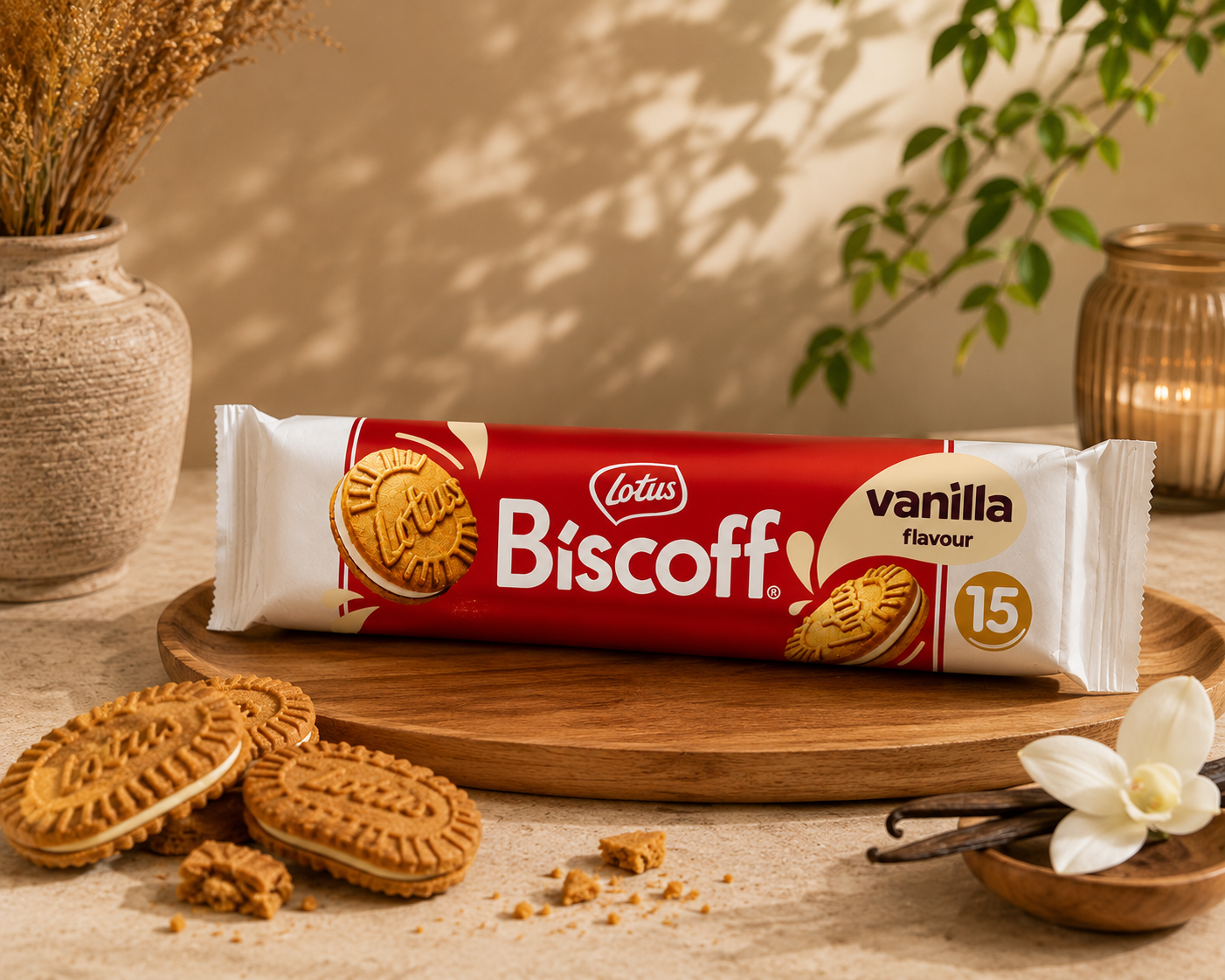 Lotus Biscoff Biscuit With Vanilla Cream 150gm Imported From Belgium - Nosh Products