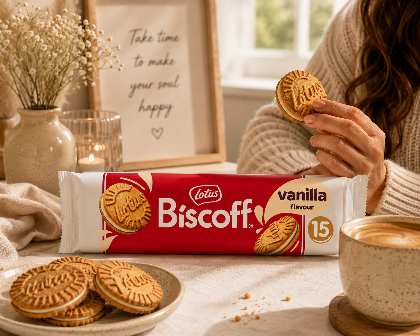 Lotus Biscoff Biscuit With Vanilla Cream 150gm Imported From Belgium - Nosh Products
