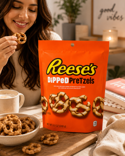 Reese Dipped Pretzel Chocolate 240gm  Imported From USA - Nosh Products