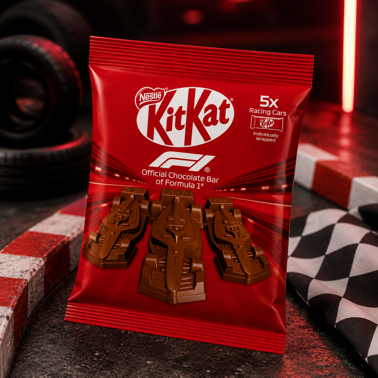 Kit Kat F1 Limited Edition Chocolate 55gm Imported From UK