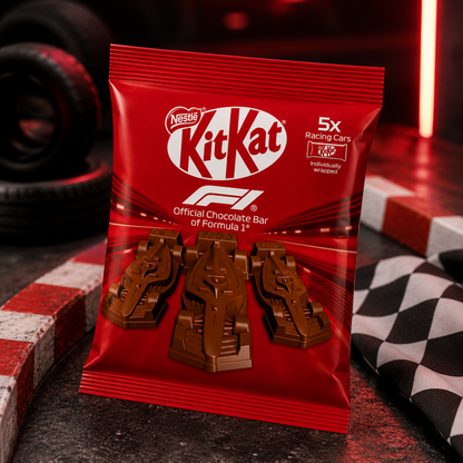 Kit Kat F1 Limited Edition Chocolate 55gm Imported From UK