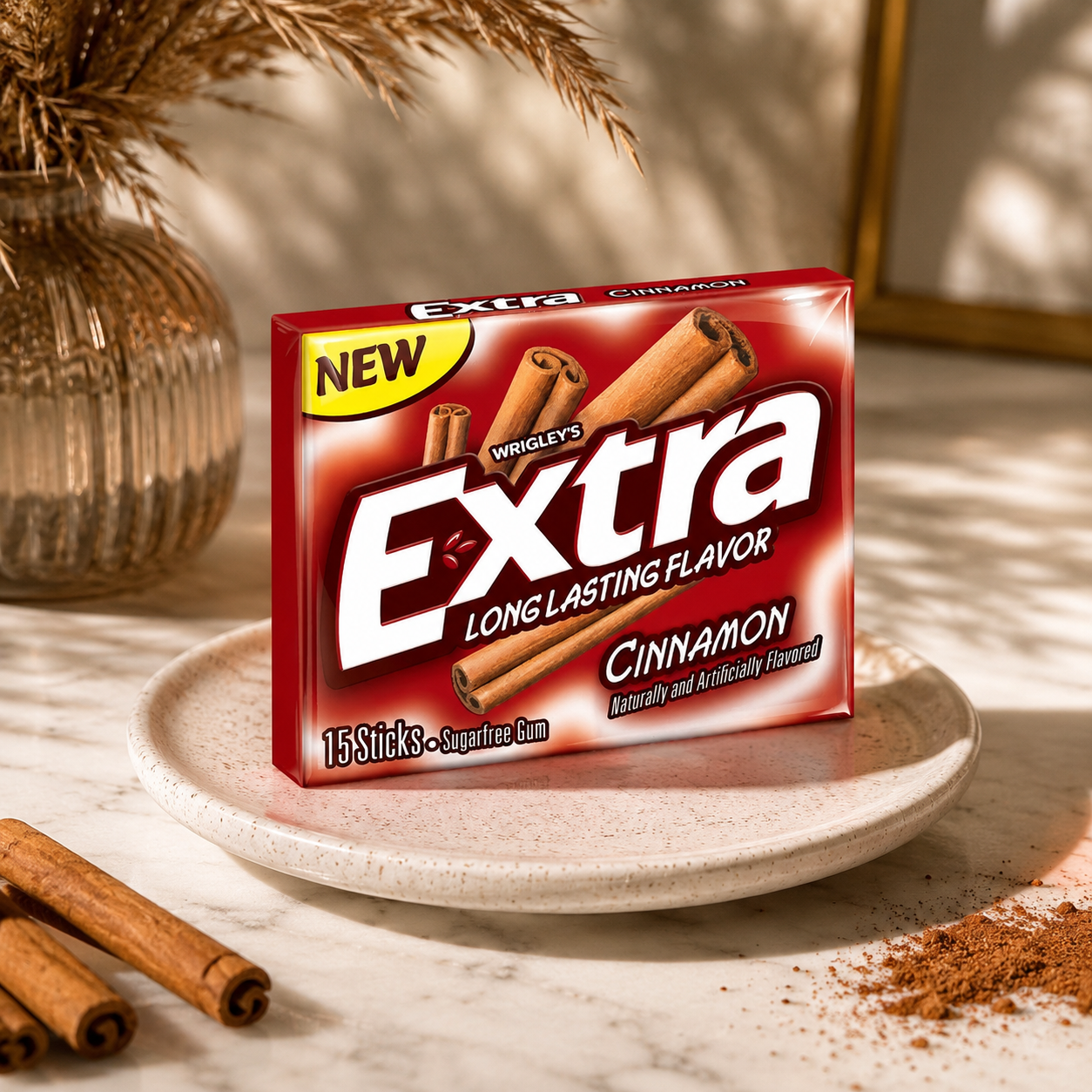 Extra Gum Cinnamon Chewing Imported From USA
