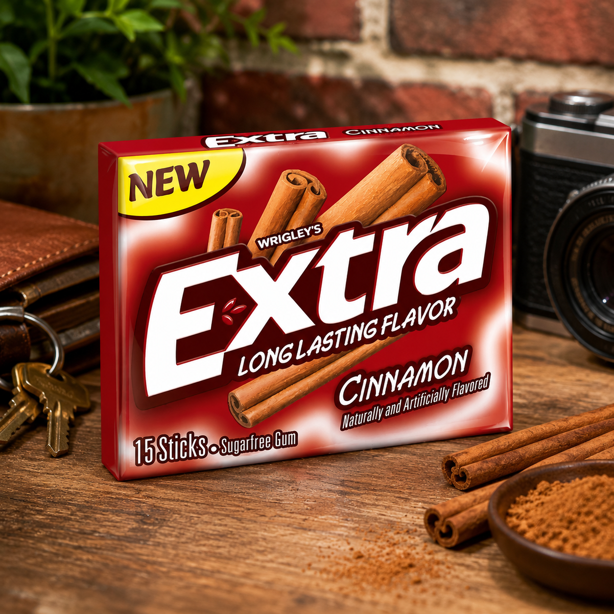 Extra Gum Cinnamon Chewing Imported From USA