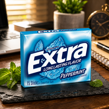 Extra Gum Peppermint Chewing Gum Imported From USA