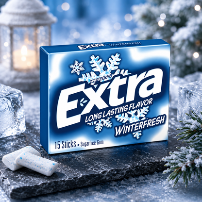 Extra Gum Winter Fresh Chewing Gum Imported From USA