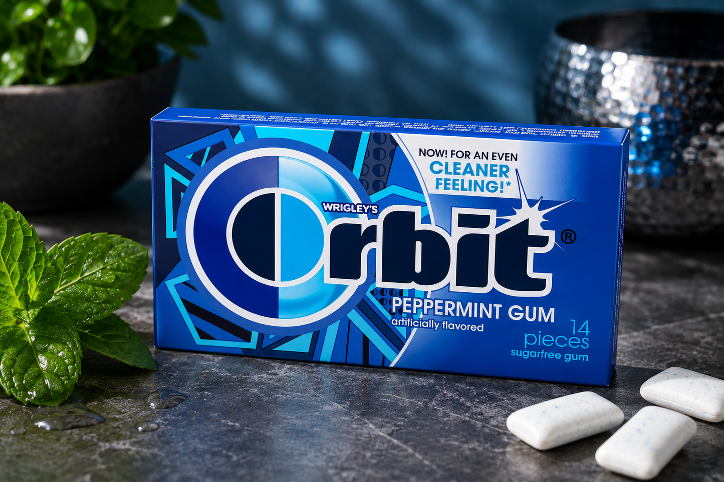 Orbit Peppermint Chewing Gum Imported From USA/UK - Nosh Products