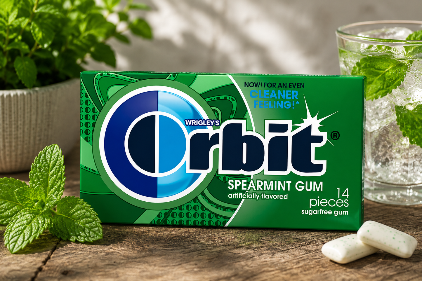 Orbit Spearmint Chewing Gum Imported From USA/UK - Nosh Products