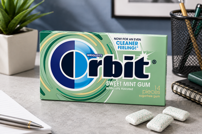Orbit Sweet Mint Chewing Gum Imported From USA/UK - Nosh Products