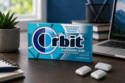 Orbit Winter Mint Chewing Gum Imported From USA/UK - Nosh Products