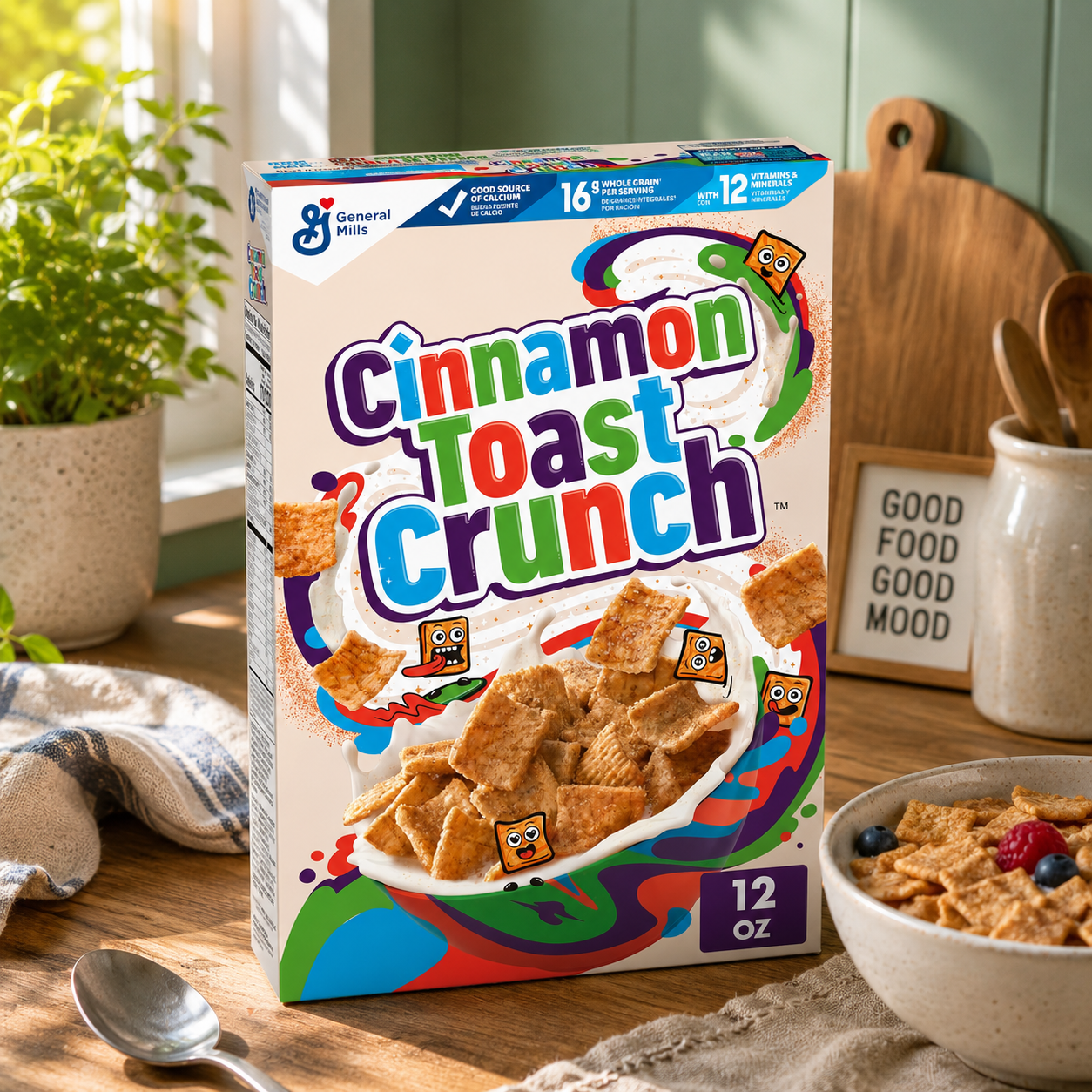 General Mills Cinnamon Toast Crunch Cereal 340gm Imported From USA - Nosh Products