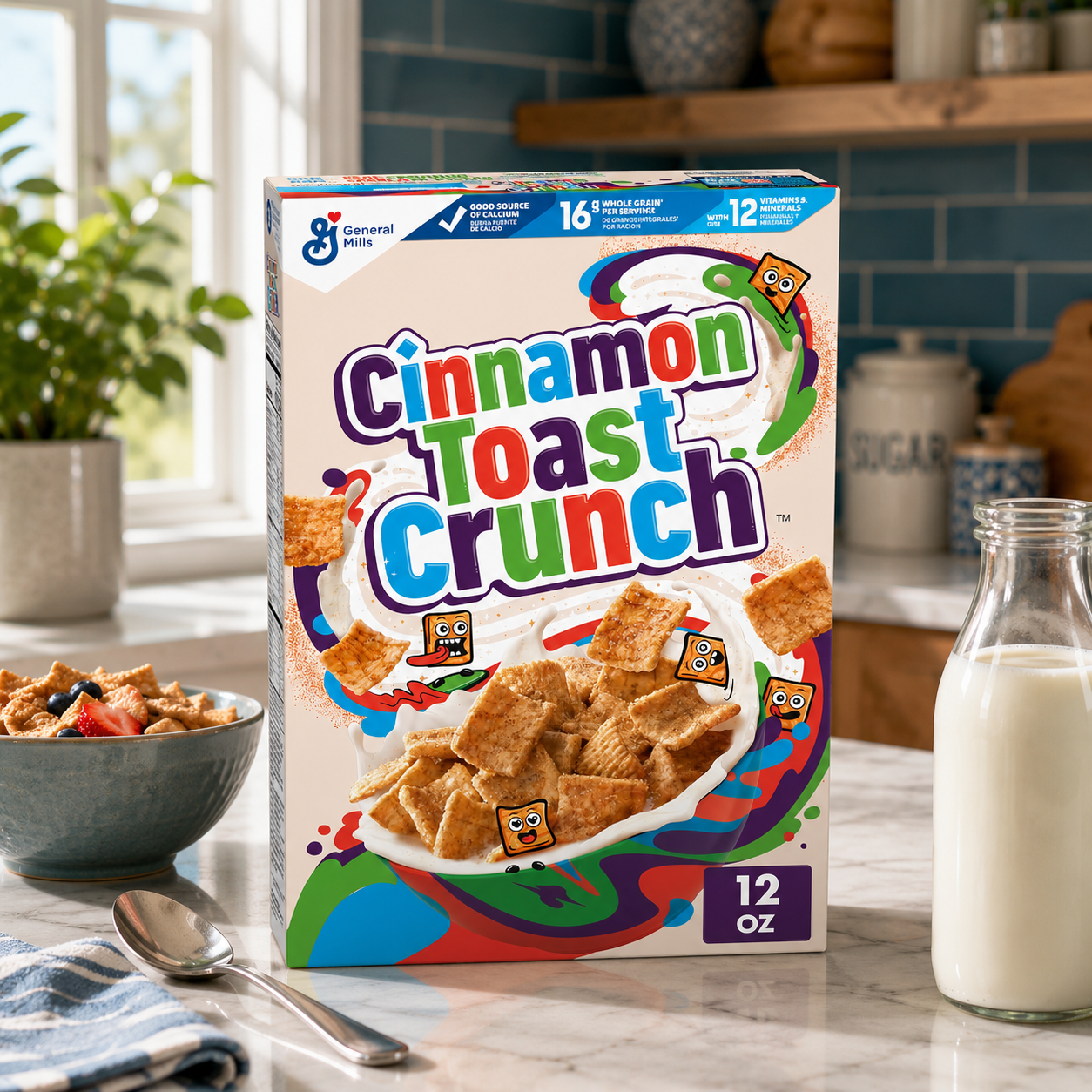General Mills Cinnamon Toast Crunch Cereal 340gm Imported From USA - Nosh Products