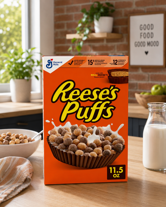 General Mills Reese's Puffs Cereal 368gm Imported From USA - Nosh Products