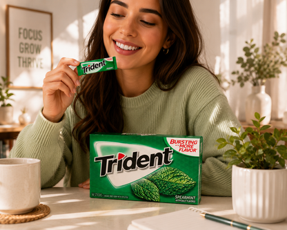 Trident Spearmint Chewing Gum