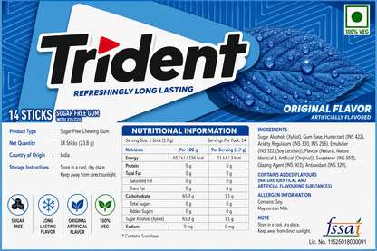 Trident Original Chewing Gum