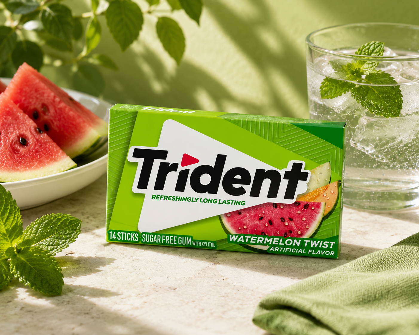 Trident Watermelon Chewing Gum