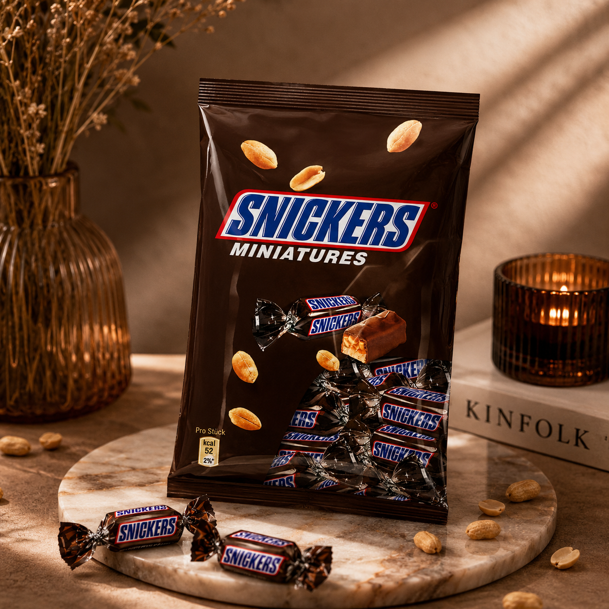 Snickers Miniature Chocolate 220gm Imported From UK - Nosh Products